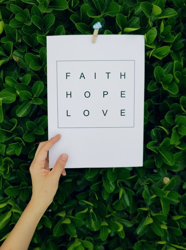 FAITH HOPE LOVE